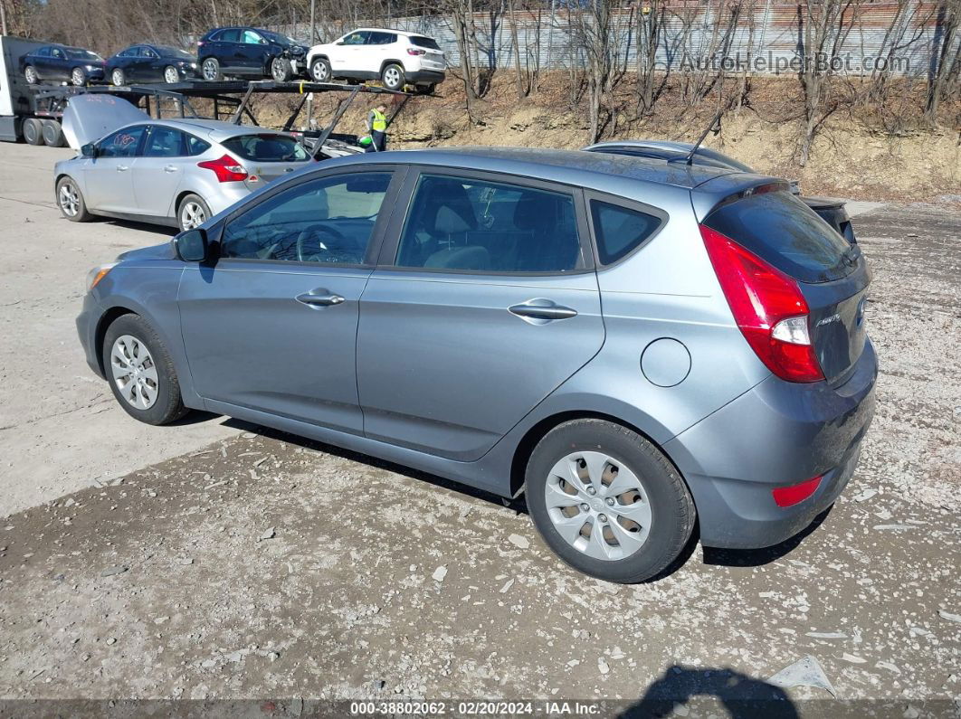 2017 Hyundai Accent Se Light Blue vin: KMHCT5AE4HU356236