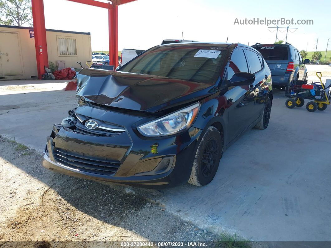 2017 Hyundai Accent Se Черный vin: KMHCT5AE4HU362652