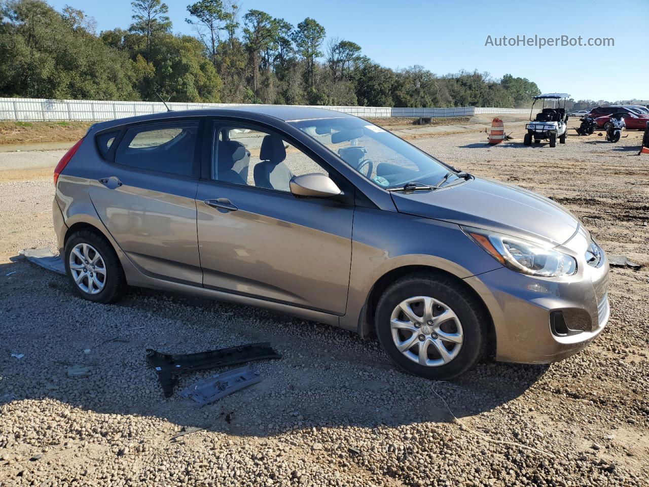 2013 Hyundai Accent Gls Угольный vin: KMHCT5AE5DU081423