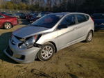 2013 Hyundai Accent Gls Silver vin: KMHCT5AE5DU114758