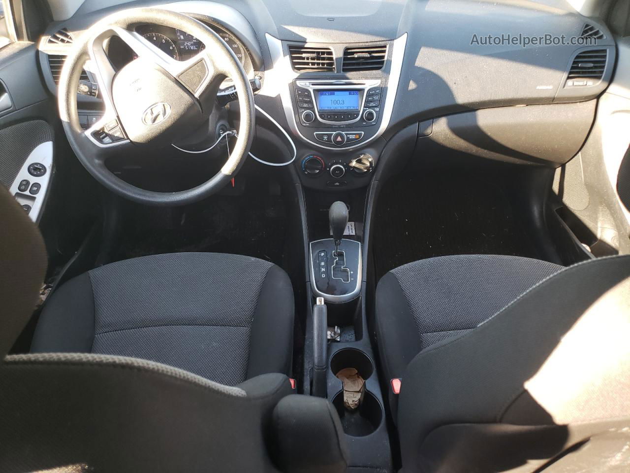 2013 Hyundai Accent Gls Серебряный vin: KMHCT5AE5DU114758