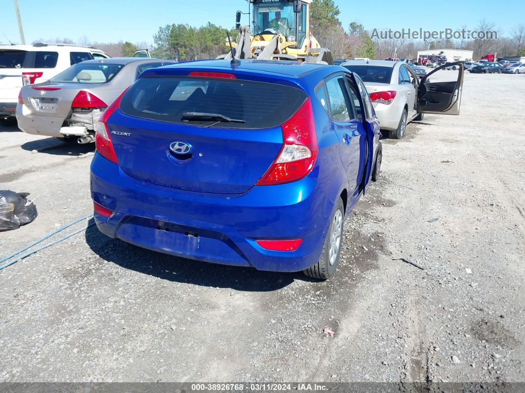 2014 Hyundai Accent Gs Blue vin: KMHCT5AE5EU151956