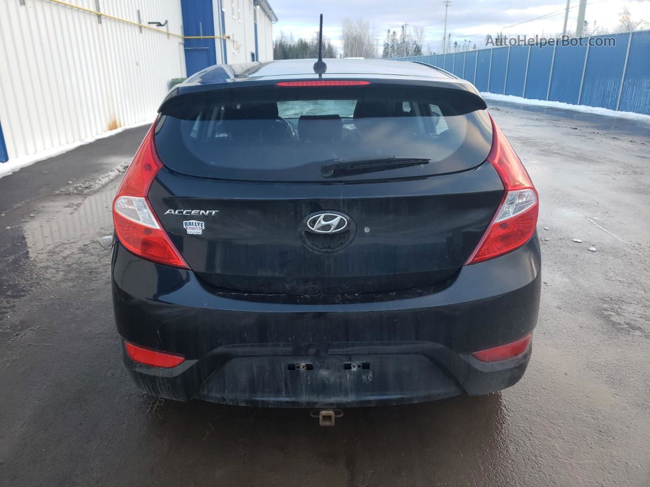 2014 Hyundai Accent Gls Черный vin: KMHCT5AE5EU162228