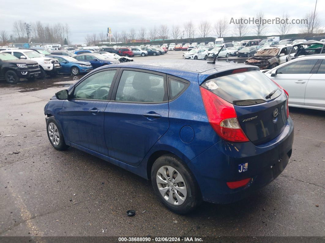 2015 Hyundai Accent Gs Синий vin: KMHCT5AE5FU224373