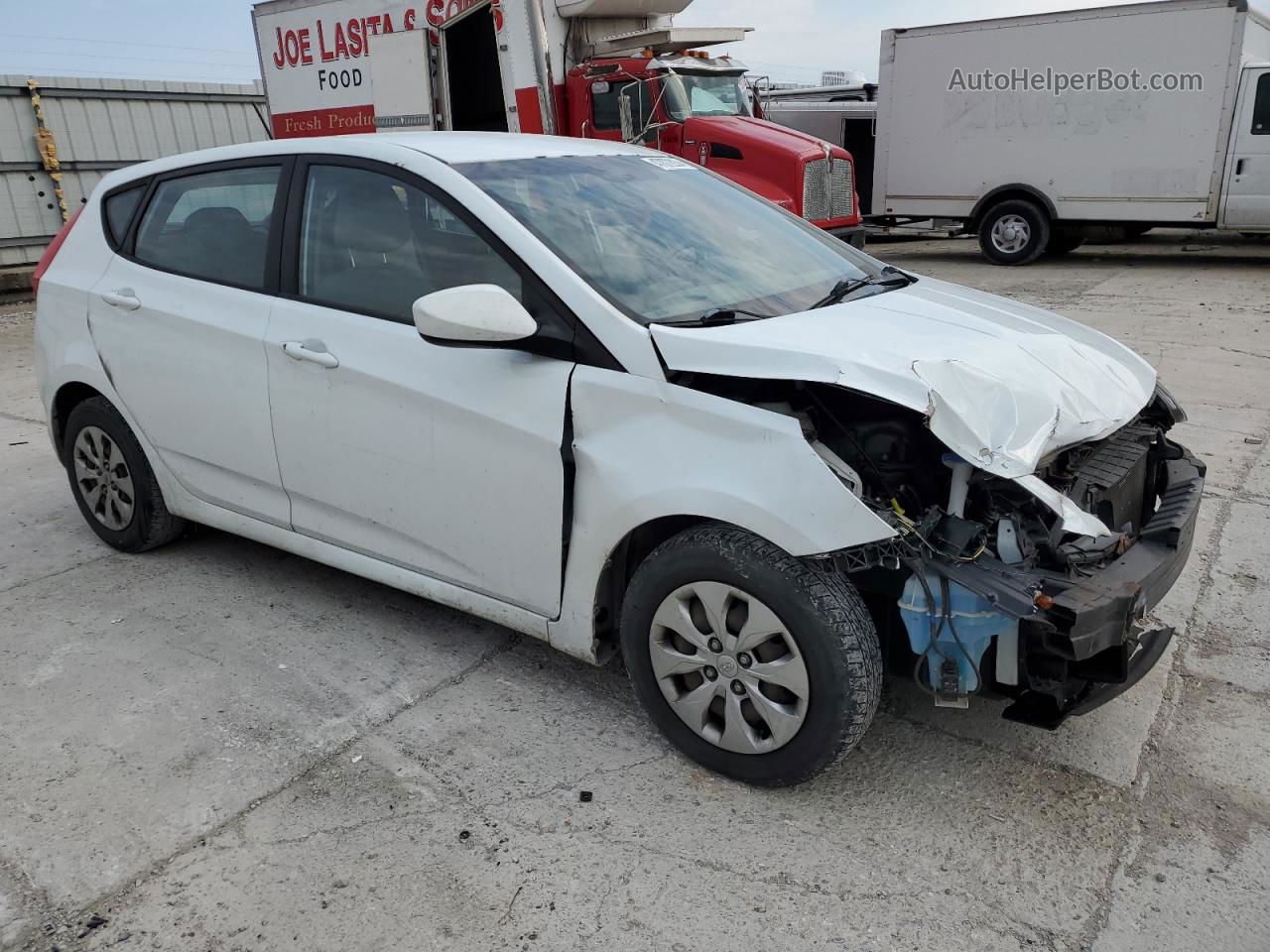 2015 Hyundai Accent Gs White vin: KMHCT5AE5FU226396