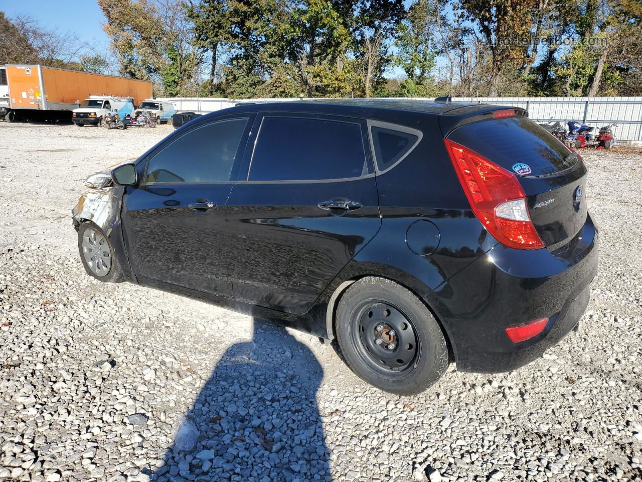 2015 Hyundai Accent Gs Black vin: KMHCT5AE5FU228195