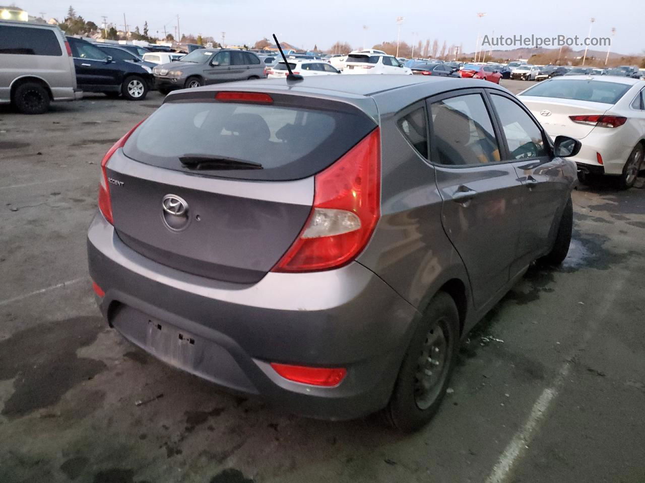 2016 Hyundai Accent Se Угольный vin: KMHCT5AE5GU251168