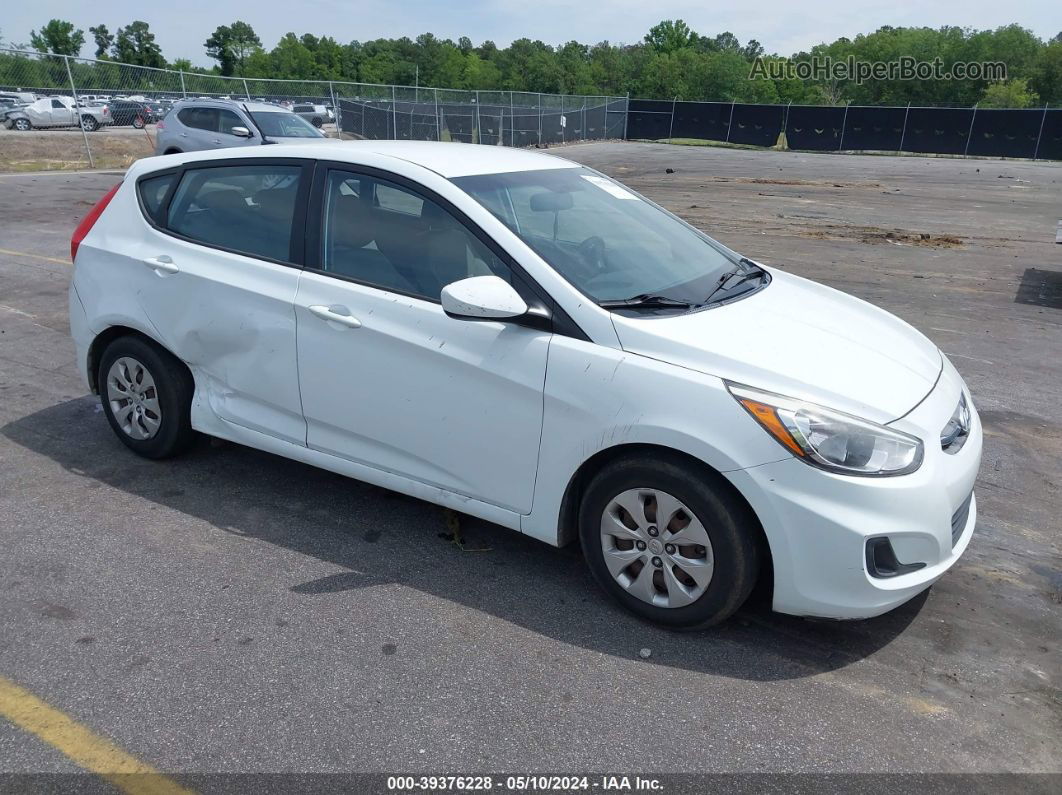 2016 Hyundai Accent Se White vin: KMHCT5AE5GU260971