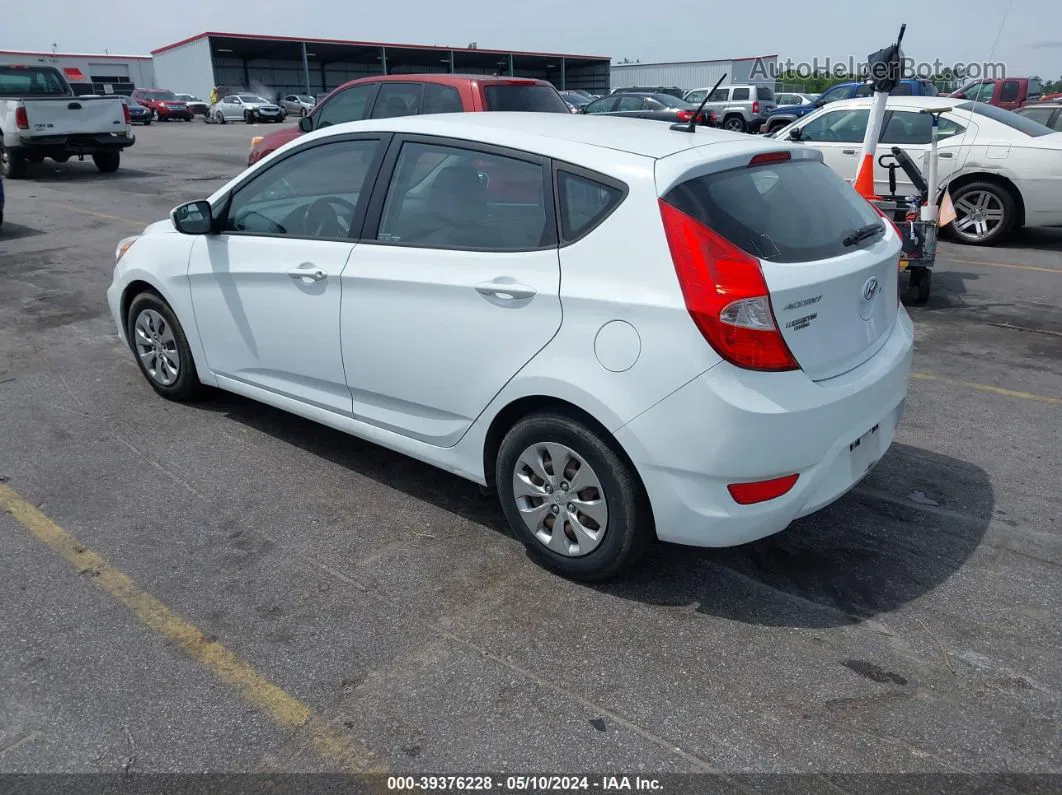 2016 Hyundai Accent Se White vin: KMHCT5AE5GU260971