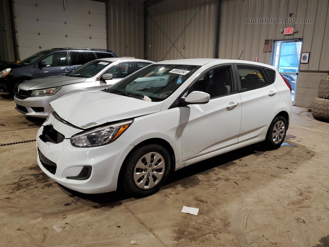 2016 Hyundai Accent Se White vin: KMHCT5AE5GU272120