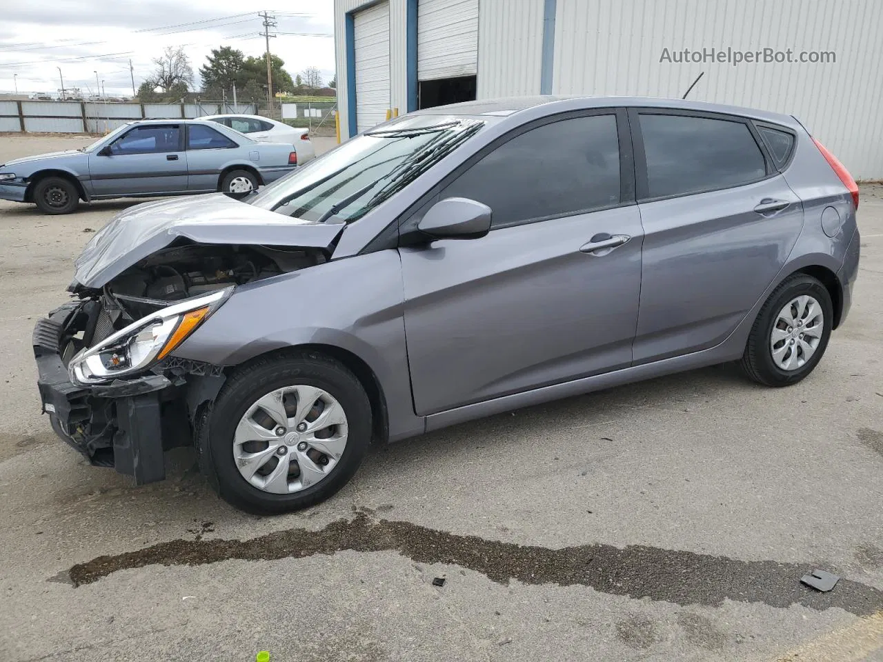 2016 Hyundai Accent Se Silver vin: KMHCT5AE5GU280637