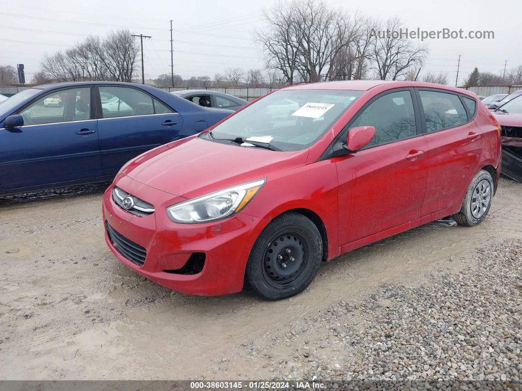 2017 Hyundai Accent Se Red vin: KMHCT5AE5HU338392