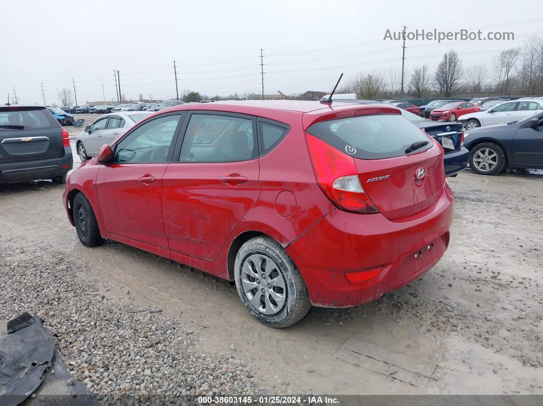 2017 Hyundai Accent Se Красный vin: KMHCT5AE5HU338392