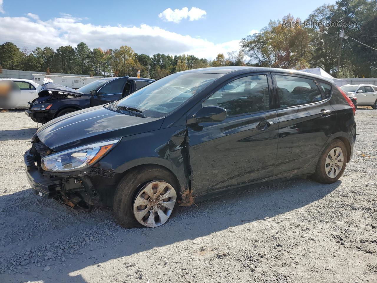 2017 Hyundai Accent Se Черный vin: KMHCT5AE5HU345729