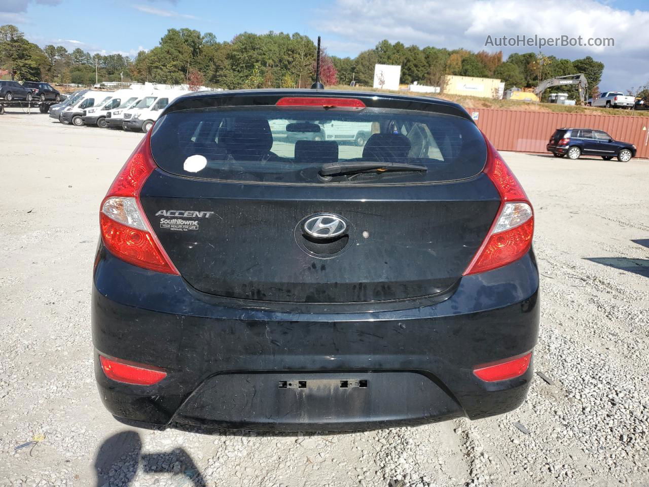 2017 Hyundai Accent Se Черный vin: KMHCT5AE5HU345729