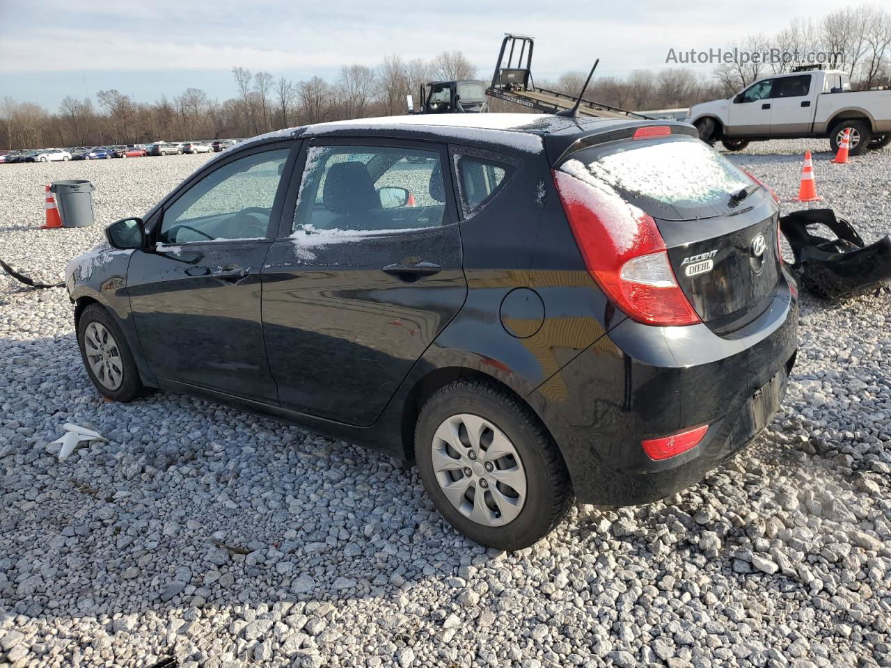 2017 Hyundai Accent Se Black vin: KMHCT5AE5HU356150