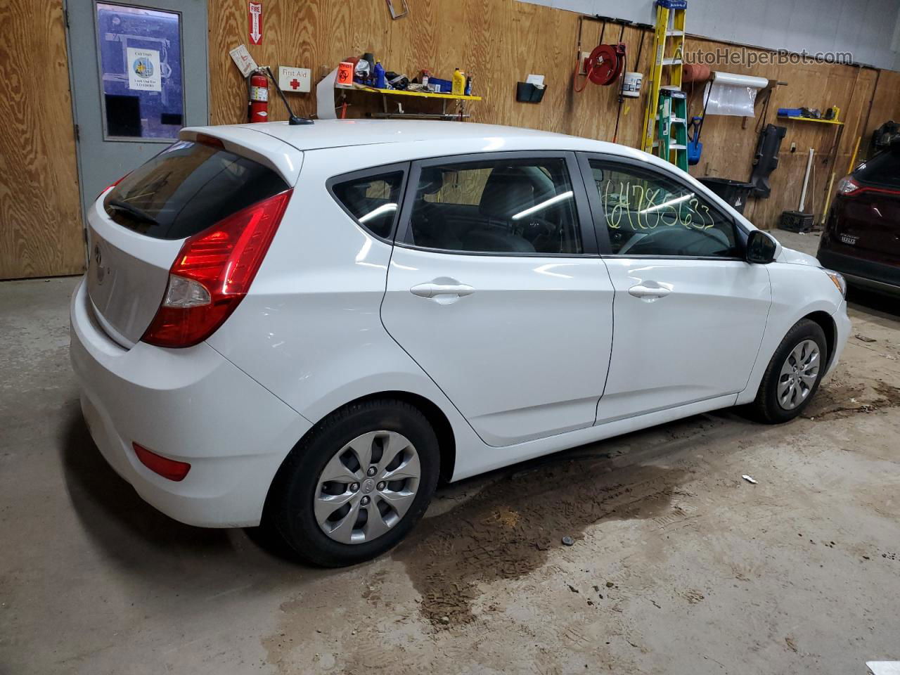 2017 Hyundai Accent Se White vin: KMHCT5AE5HU357198