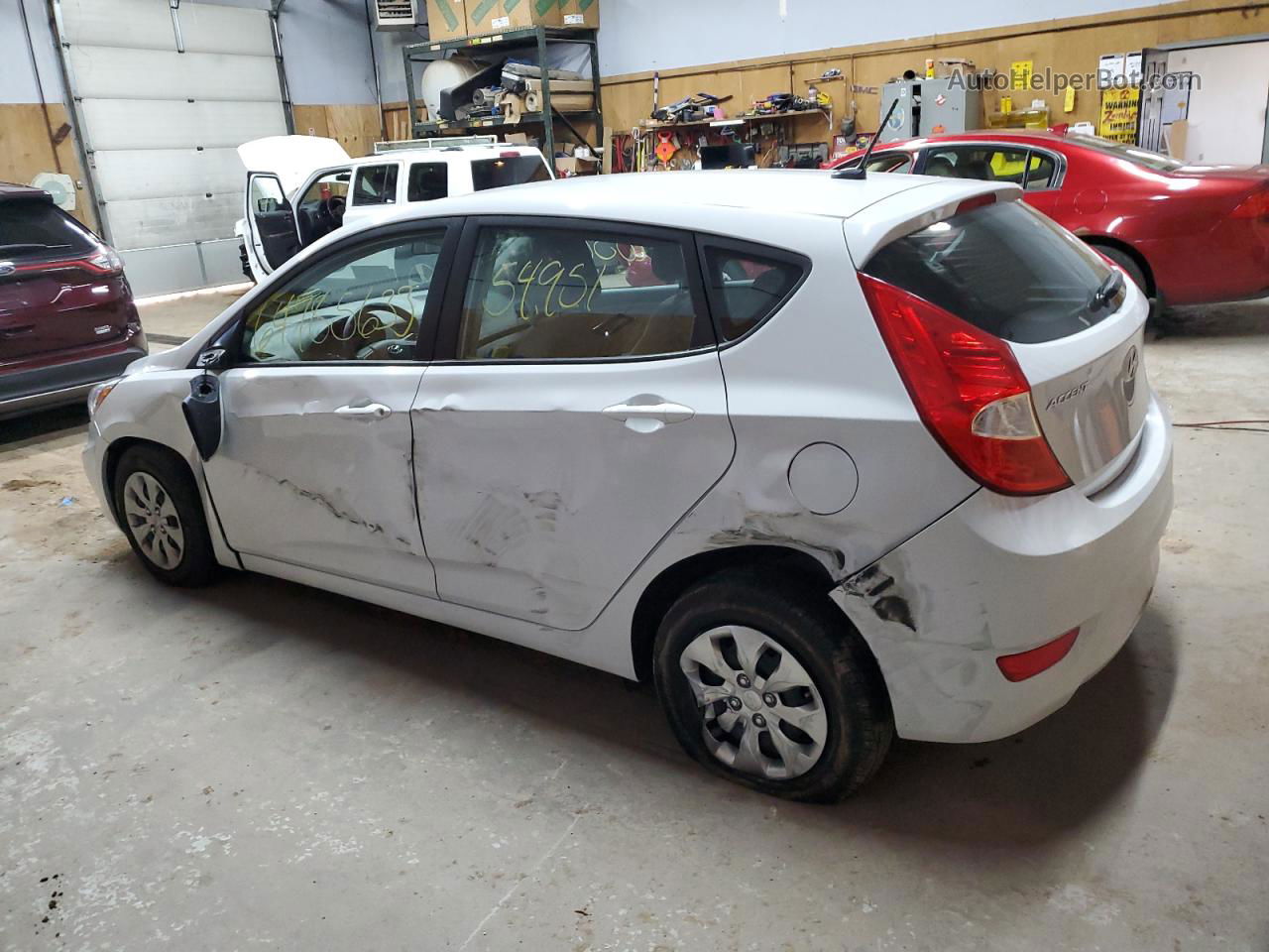 2017 Hyundai Accent Se White vin: KMHCT5AE5HU357198