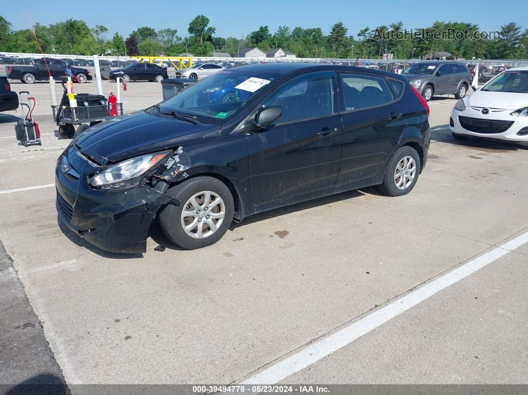 2014 Hyundai Accent Gs Черный vin: KMHCT5AE6EU171990