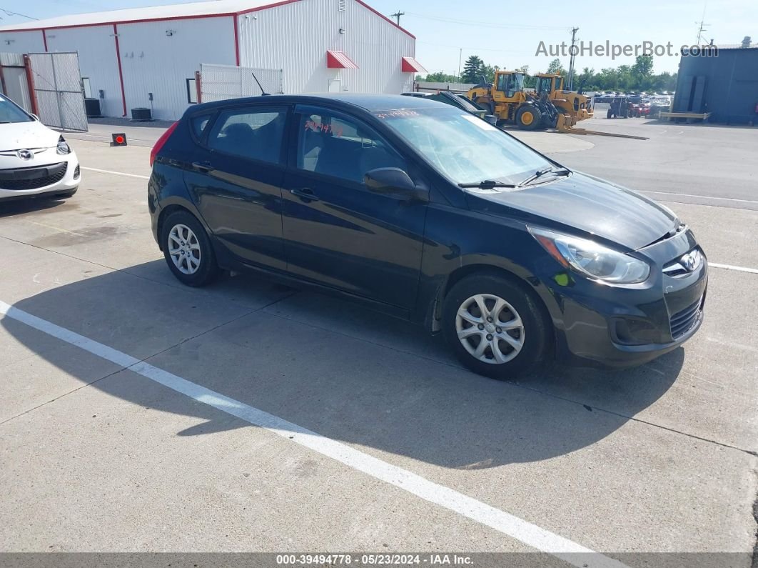 2014 Hyundai Accent Gs Black vin: KMHCT5AE6EU171990