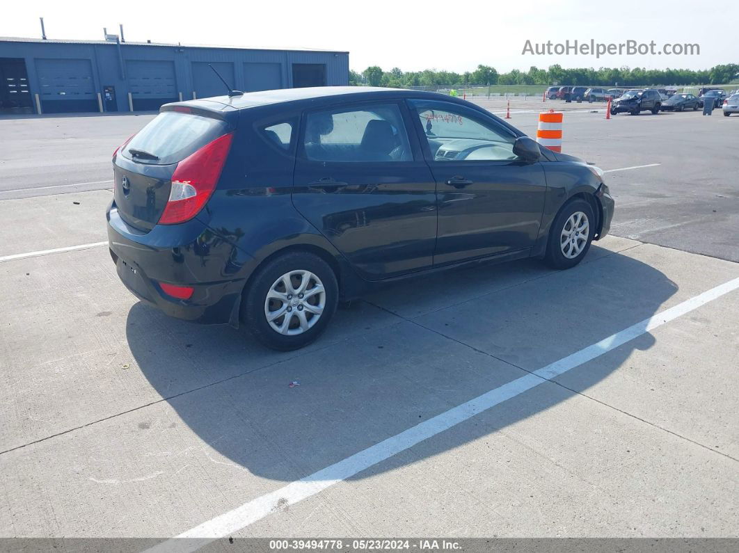 2014 Hyundai Accent Gs Black vin: KMHCT5AE6EU171990