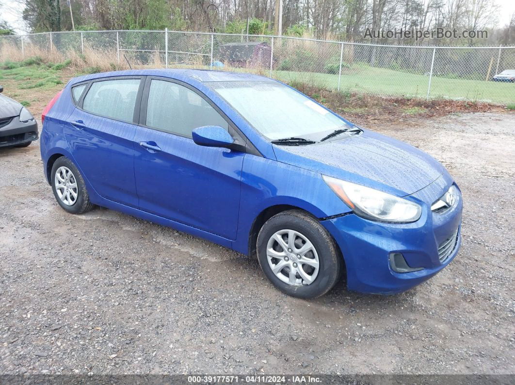 2014 Hyundai Accent Gs Blue vin: KMHCT5AE6EU179913