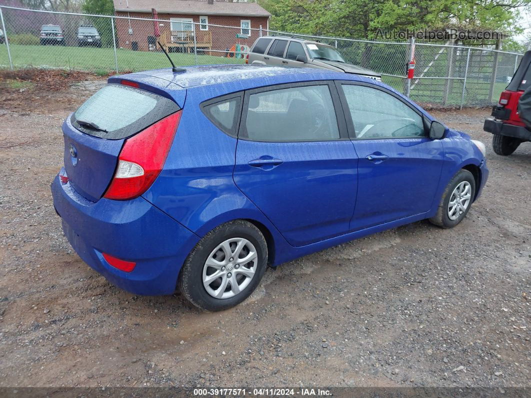 2014 Hyundai Accent Gs Blue vin: KMHCT5AE6EU179913