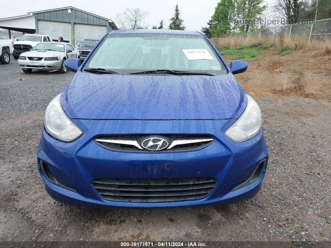 2014 Hyundai Accent Gs Синий vin: KMHCT5AE6EU179913