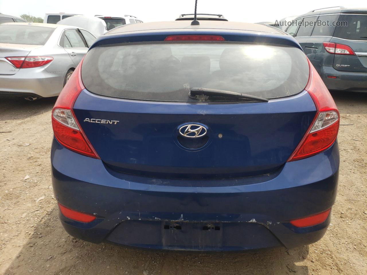 2015 Hyundai Accent Gs Синий vin: KMHCT5AE6FU204536