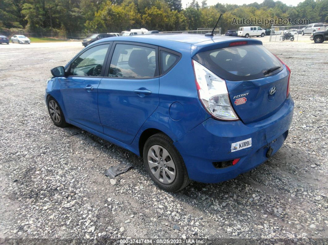 2015 Hyundai Accent Gs Blue vin: KMHCT5AE6FU208179