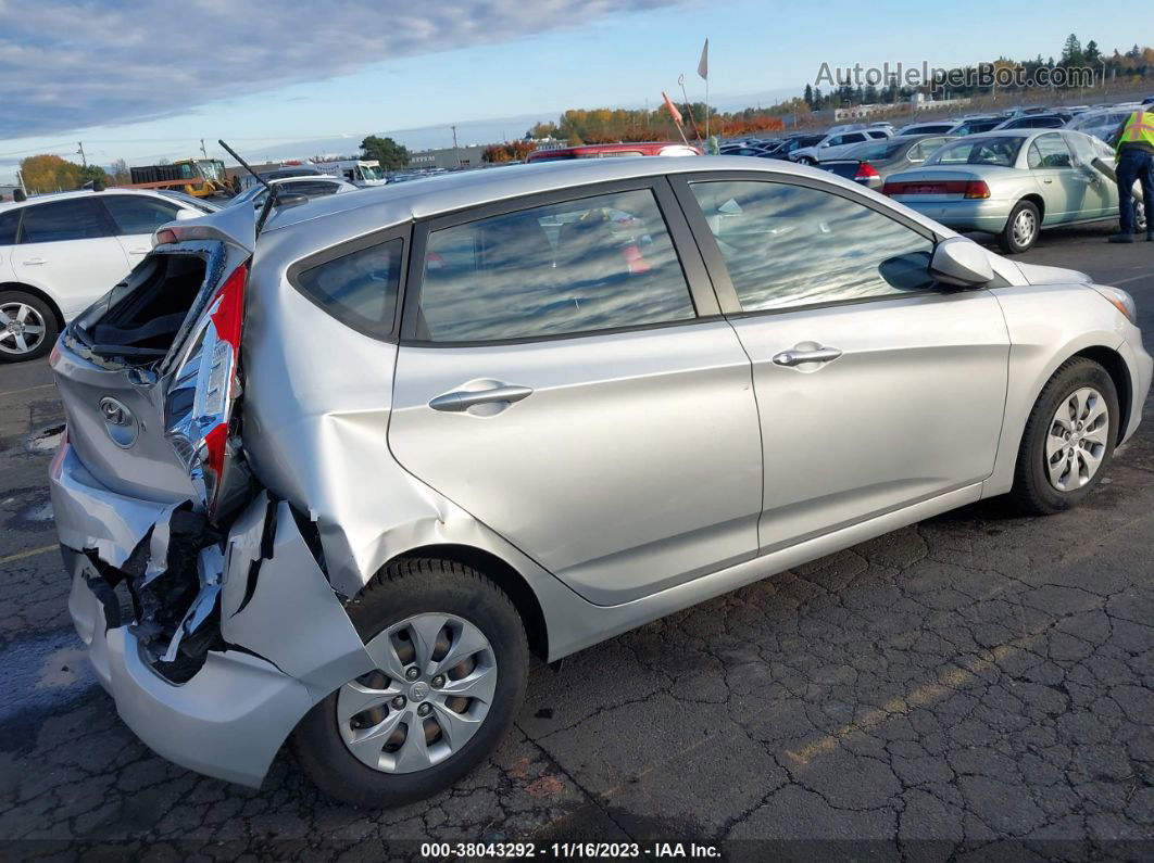 2015 Hyundai Accent Gs Серебряный vin: KMHCT5AE6FU219778