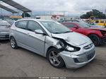 2015 Hyundai Accent Gs Silver vin: KMHCT5AE6FU221143