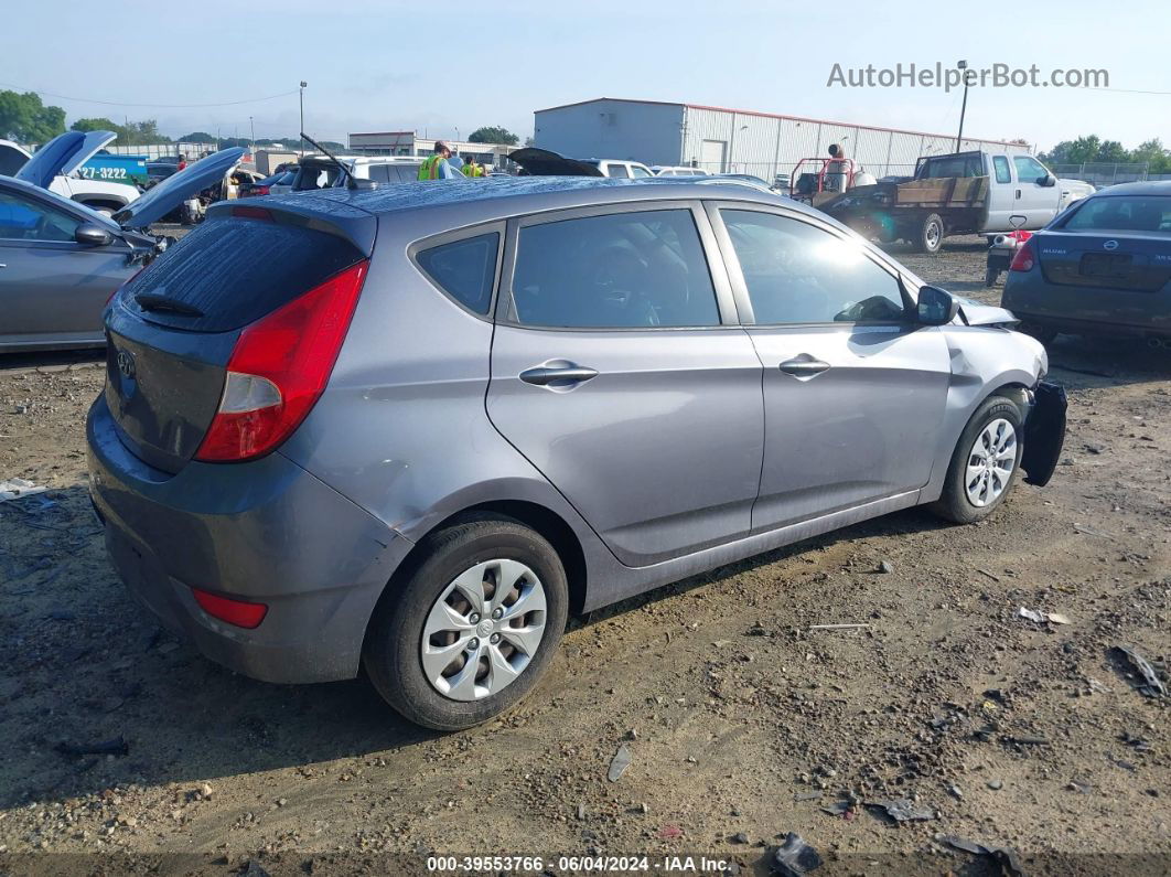 2016 Hyundai Accent Se Gray vin: KMHCT5AE6GU257562