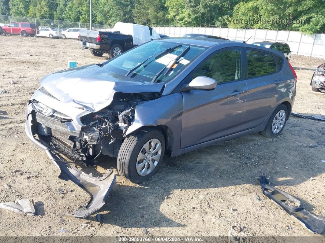 2016 Hyundai Accent Se Gray vin: KMHCT5AE6GU257562