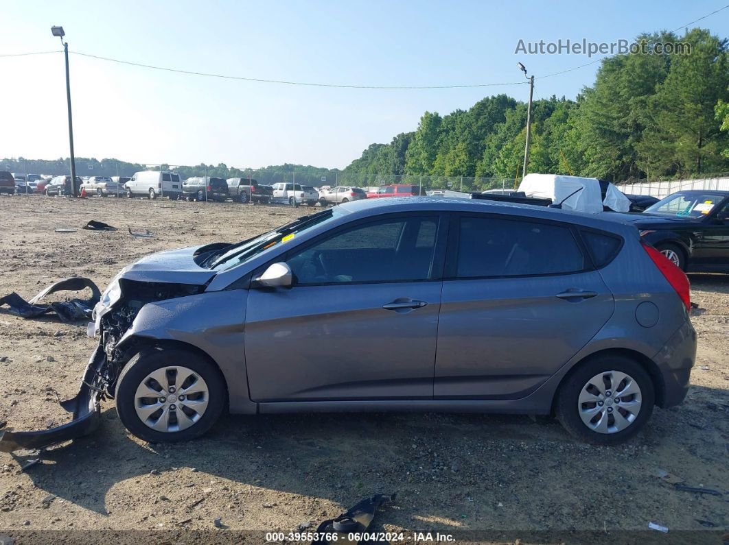 2016 Hyundai Accent Se Gray vin: KMHCT5AE6GU257562