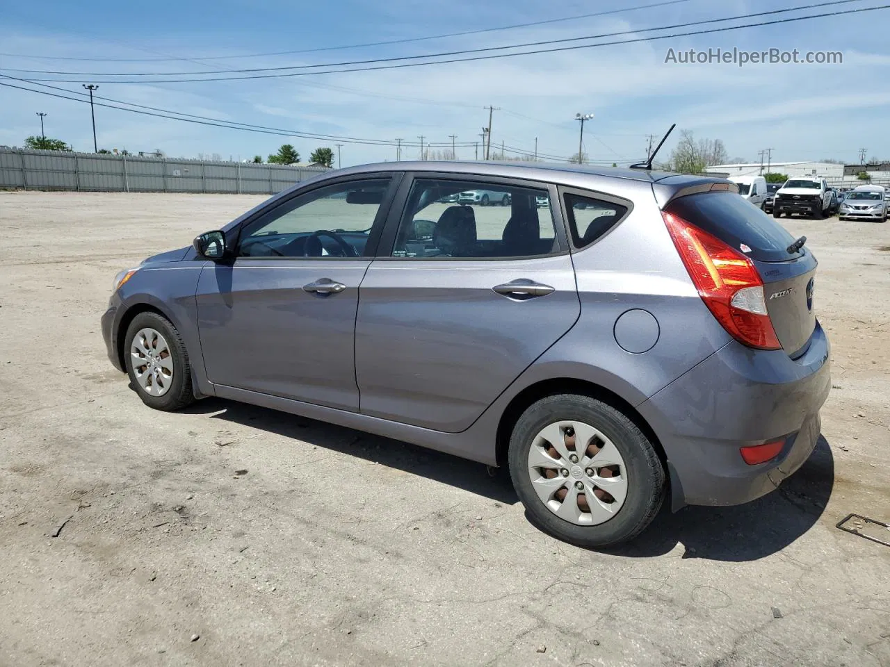 2016 Hyundai Accent Se Gray vin: KMHCT5AE6GU263944