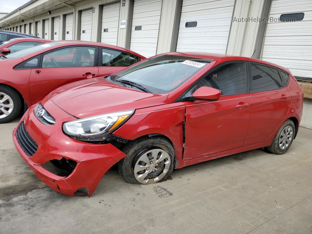 2016 Hyundai Accent Se Красный vin: KMHCT5AE6GU265192