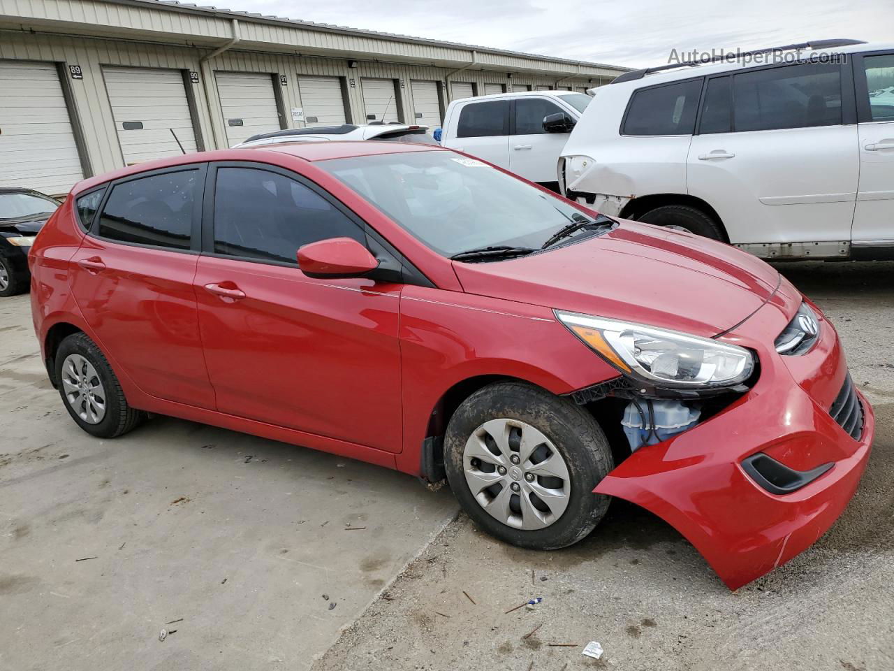 2016 Hyundai Accent Se Красный vin: KMHCT5AE6GU265192