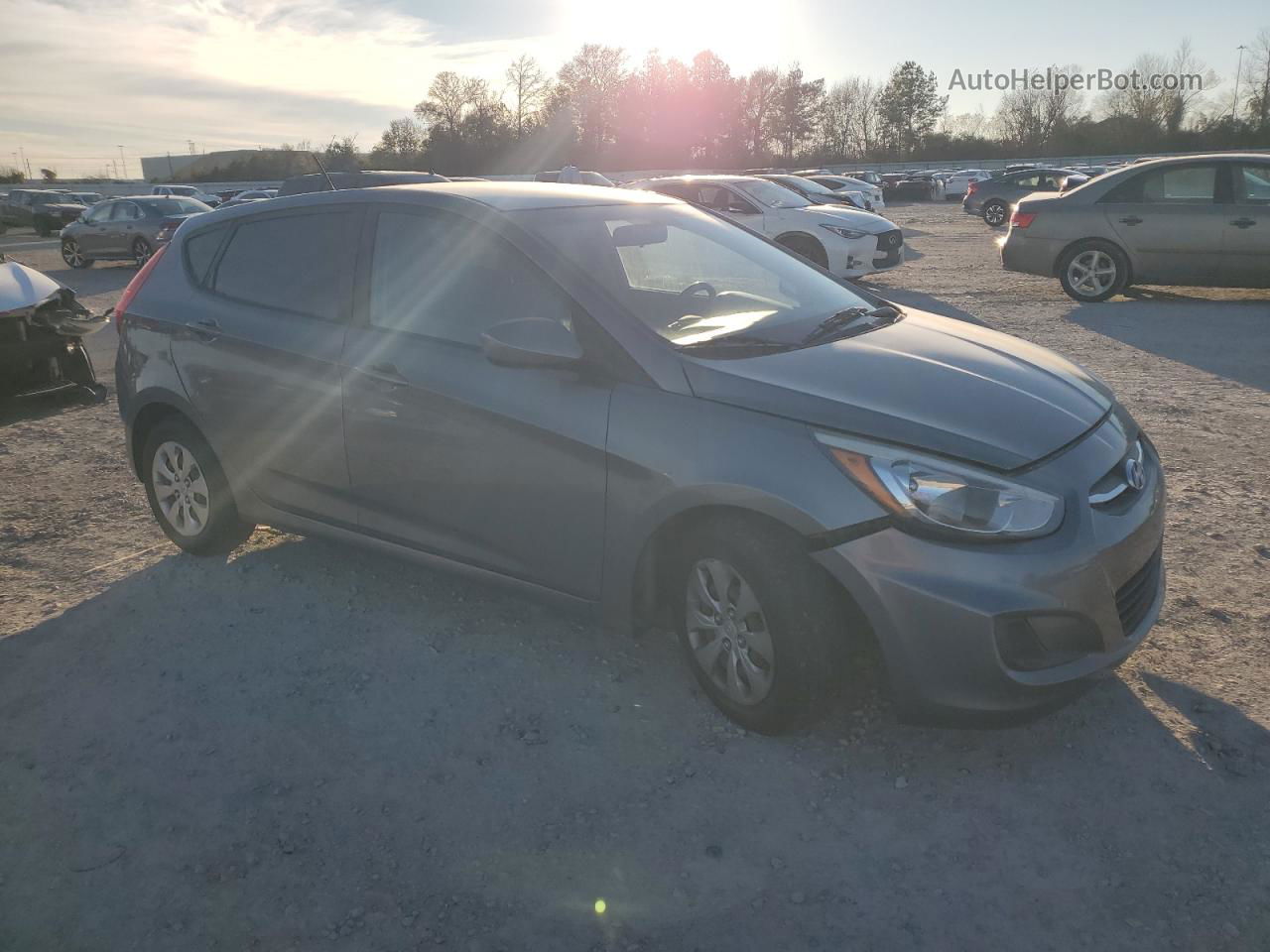 2016 Hyundai Accent Se Угольный vin: KMHCT5AE6GU278721