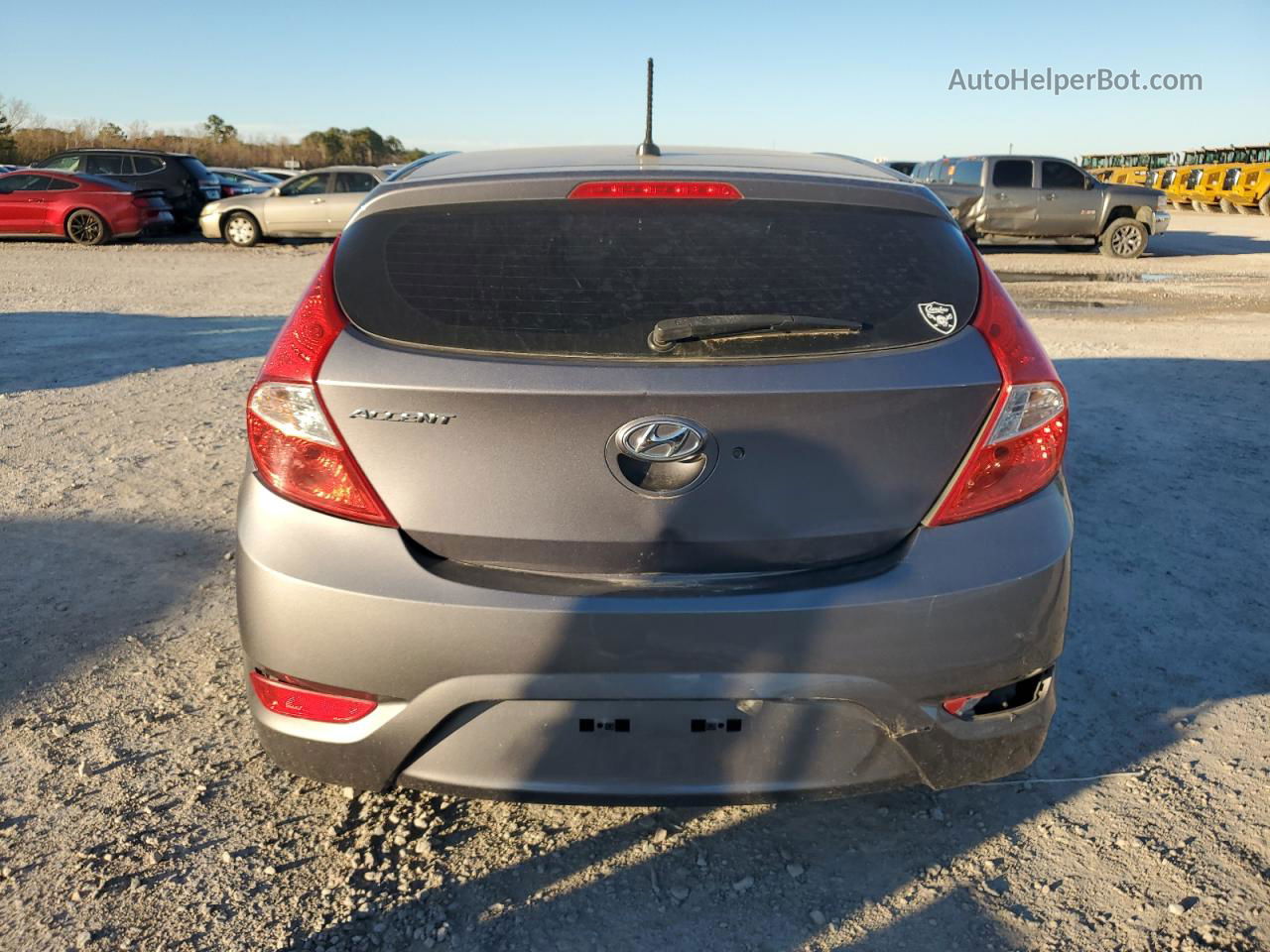 2016 Hyundai Accent Se Угольный vin: KMHCT5AE6GU278721