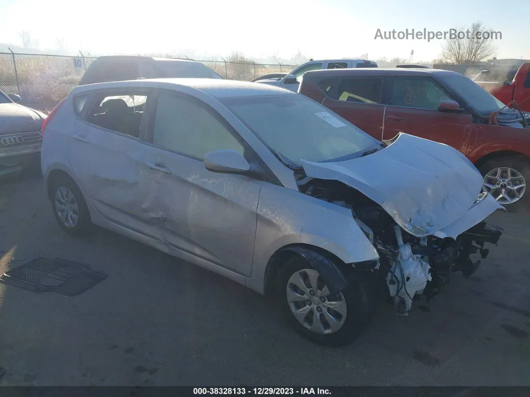 2016 Hyundai Accent Se Silver vin: KMHCT5AE6GU279741