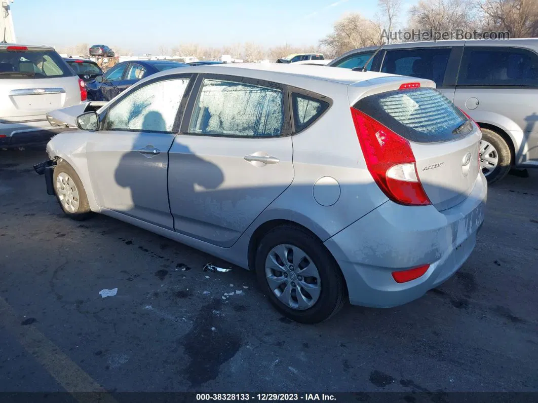 2016 Hyundai Accent Se Silver vin: KMHCT5AE6GU279741