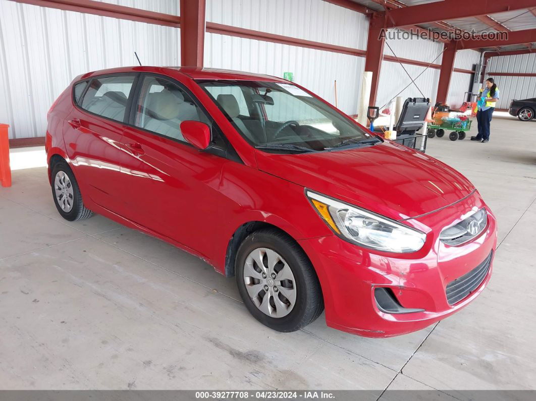 2016 Hyundai Accent Se Red vin: KMHCT5AE6GU280405