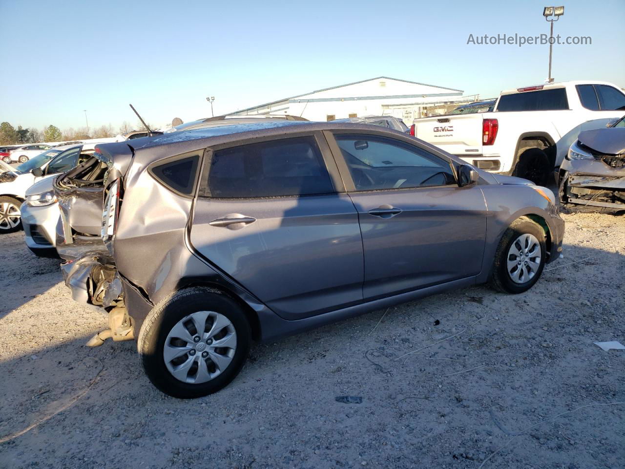 2016 Hyundai Accent Se Silver vin: KMHCT5AE6GU291095