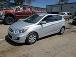 2017 Hyundai Accent Se Silver vin: KMHCT5AE6HU326056