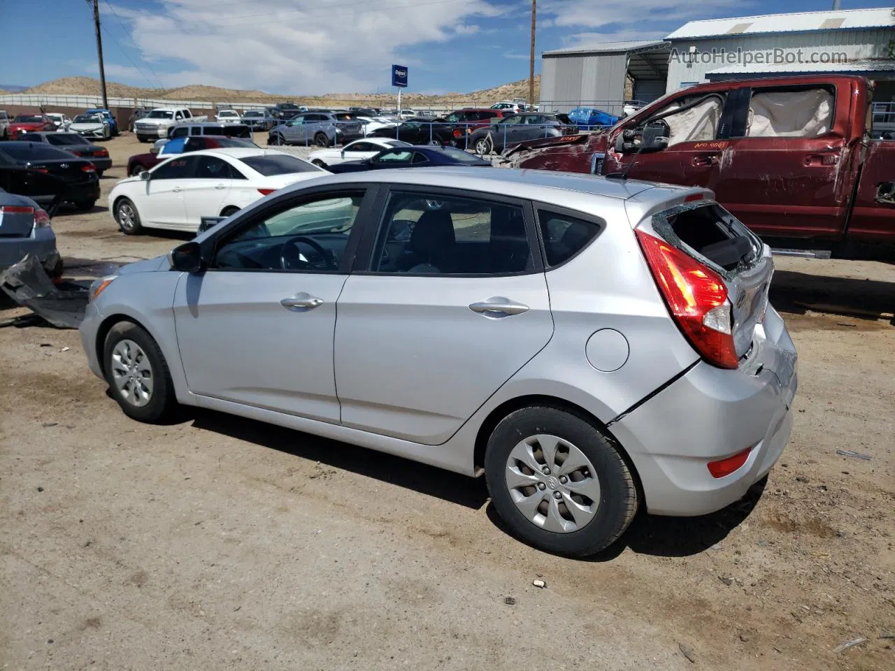 2017 Hyundai Accent Se Silver vin: KMHCT5AE6HU326056