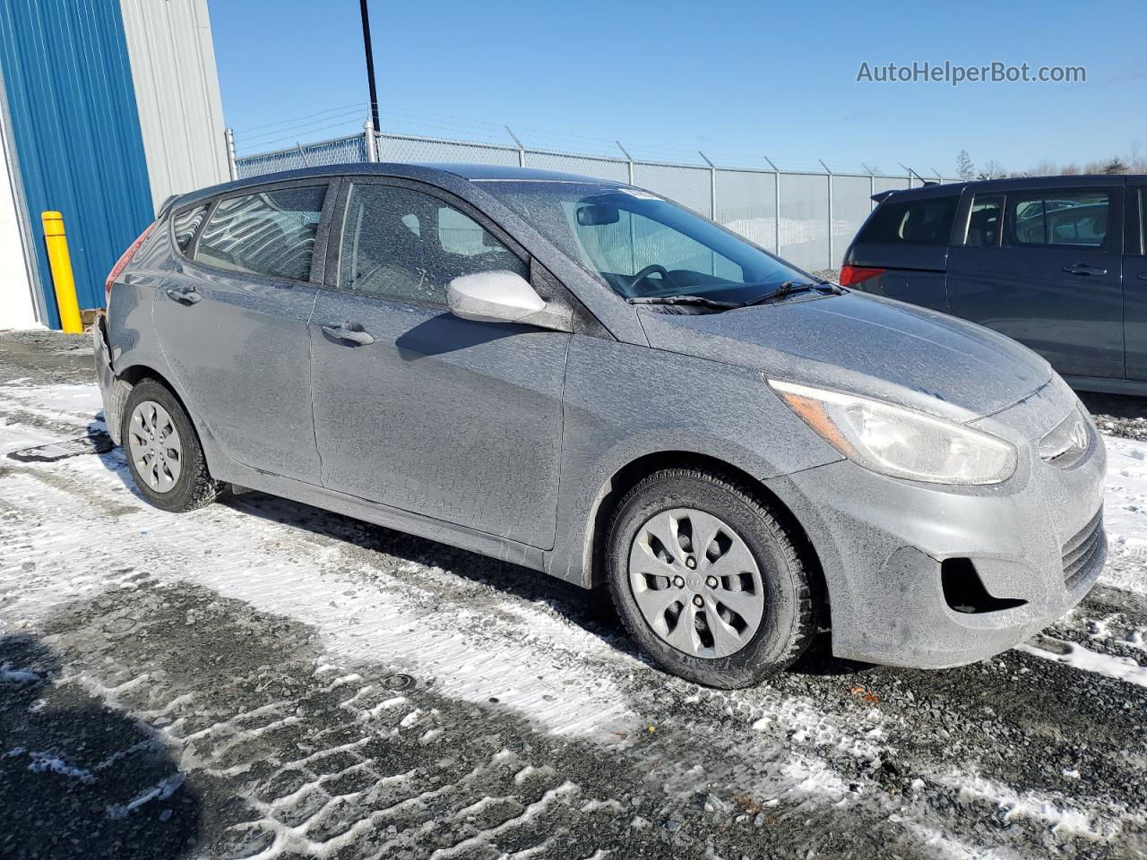 2017 Hyundai Accent Se Silver vin: KMHCT5AE6HU357307