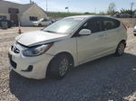 2013 Hyundai Accent Gls White vin: KMHCT5AE7DU085148