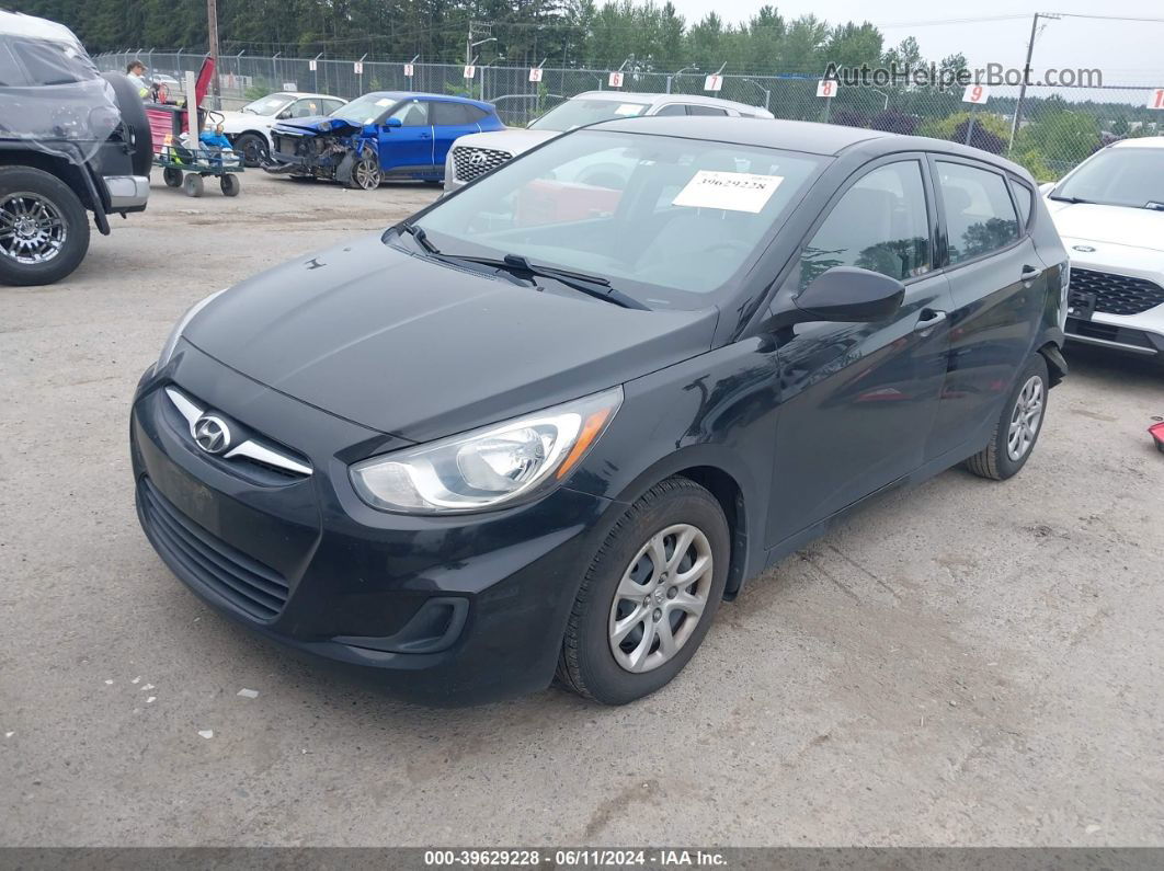 2013 Hyundai Accent Gs Black vin: KMHCT5AE7DU092228