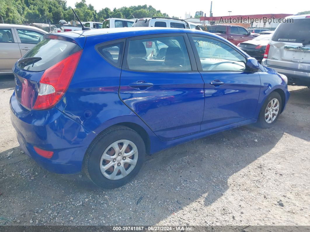 2013 Hyundai Accent Gs Blue vin: KMHCT5AE7DU116074